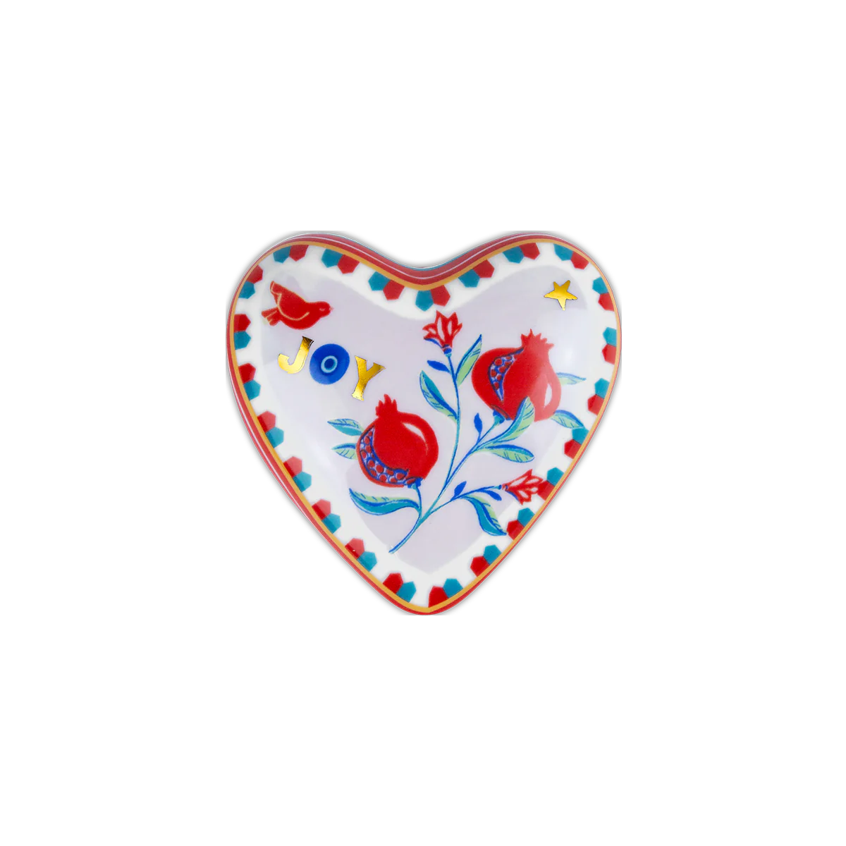 BACI MILANO Cuore piccolo in porcellana Mamma Mia