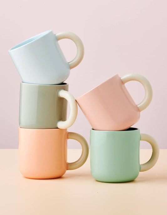 Tazzine Sherbet in Porcellana Maxwell & Williams – 110 ml – Set Colori Pastello