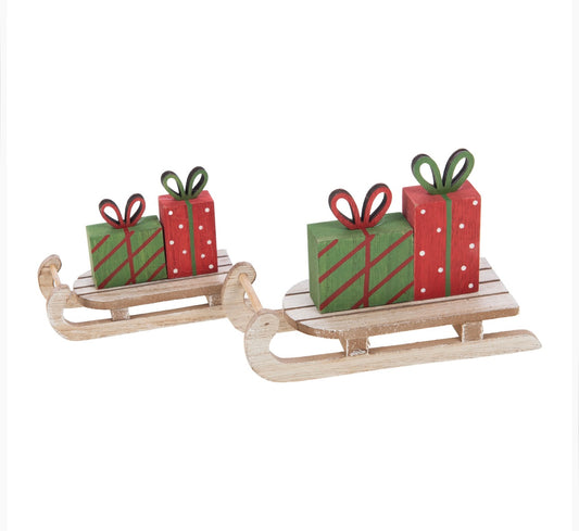 Slitte con pacchetto regalo: un dettaglio con incanta