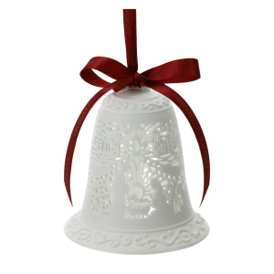 Campanella in Porcellana Traforata Bianca - Hervit