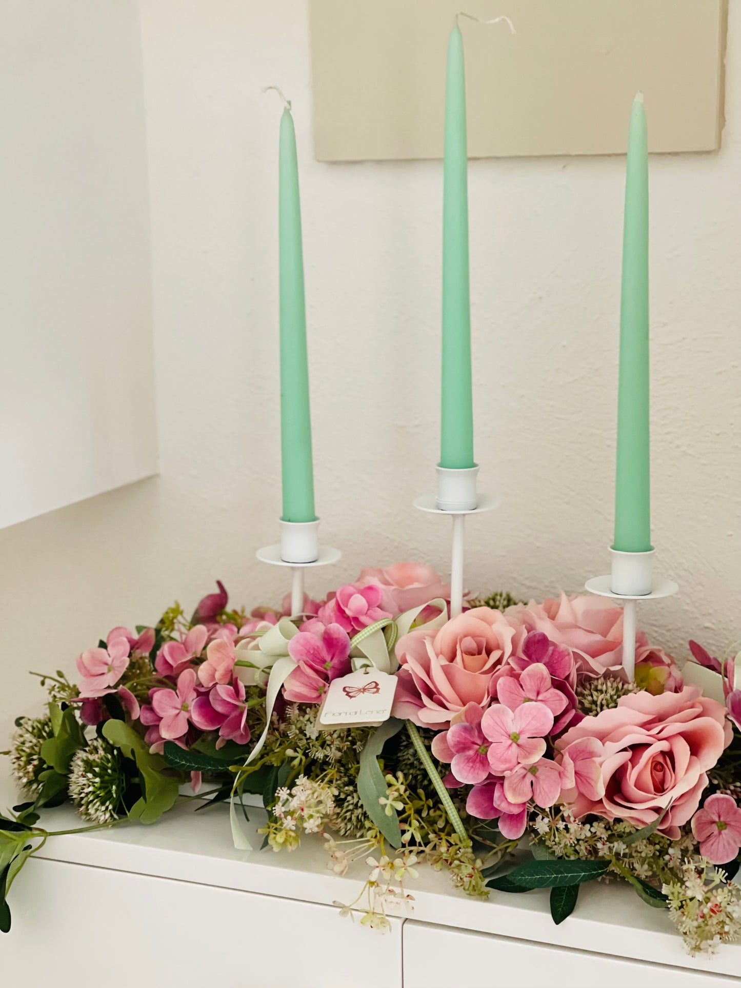 Centrotavola portacandele | Fiori di Lena