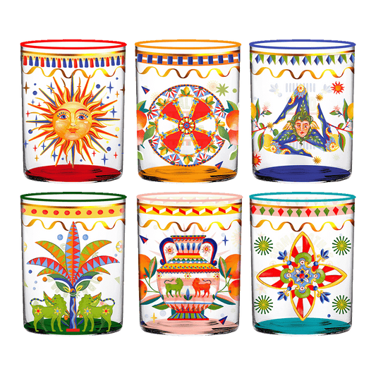 Baci Milano – Set 6 Bicchieri Vetro “Dolce Vita”