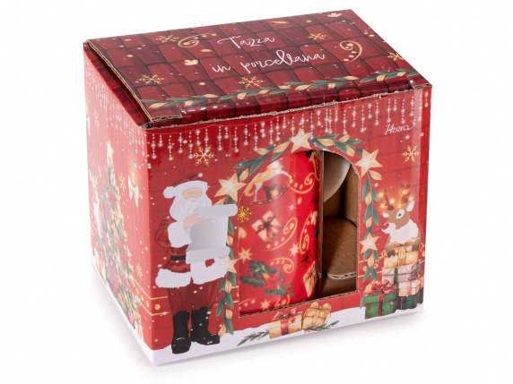 Tazza in porcellana “Favola di Natale” con scatola regalo