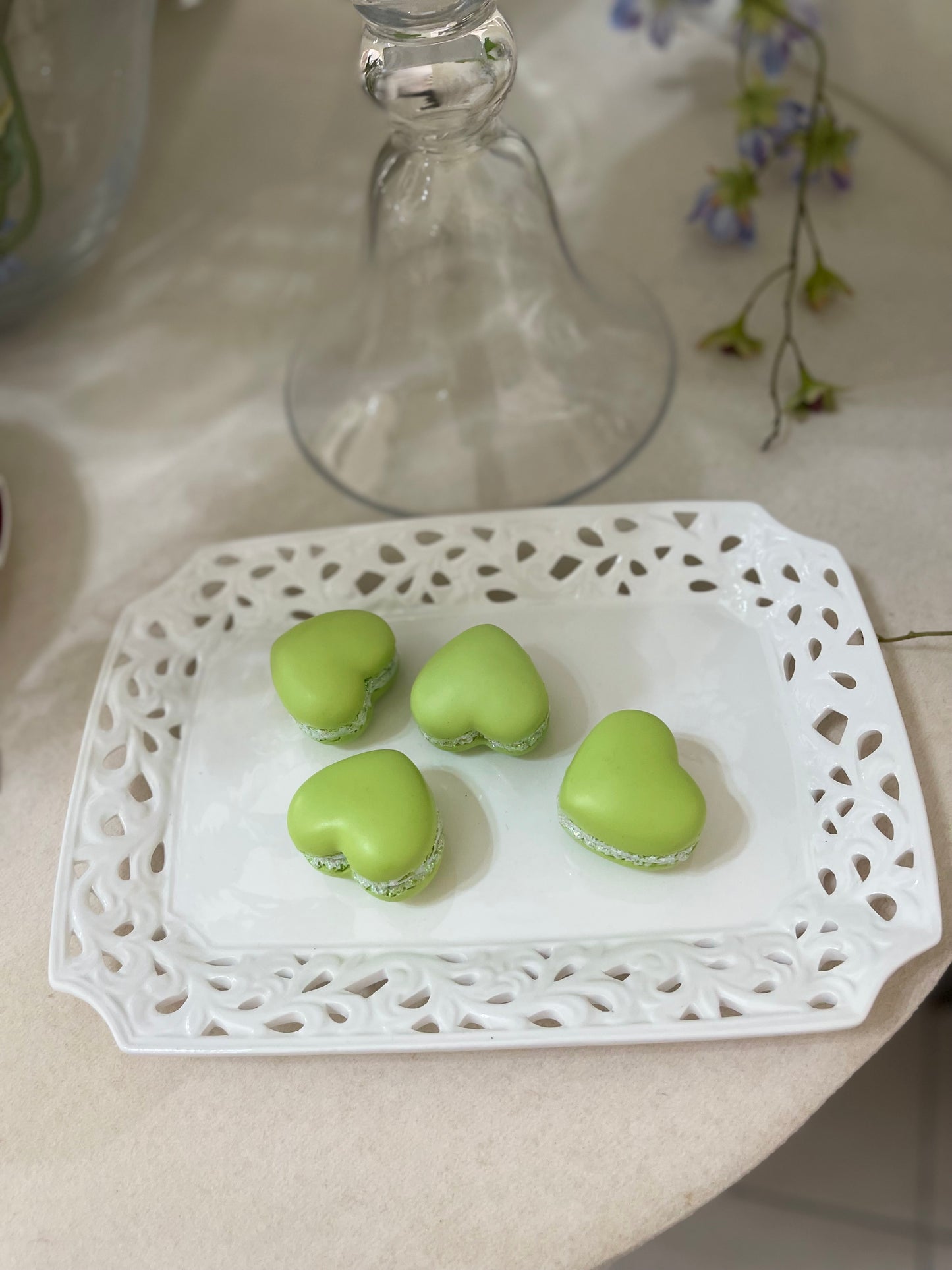 Vassoio Rettangolare in Porcellana Bianca Traforata | L’Arte di Nacchi