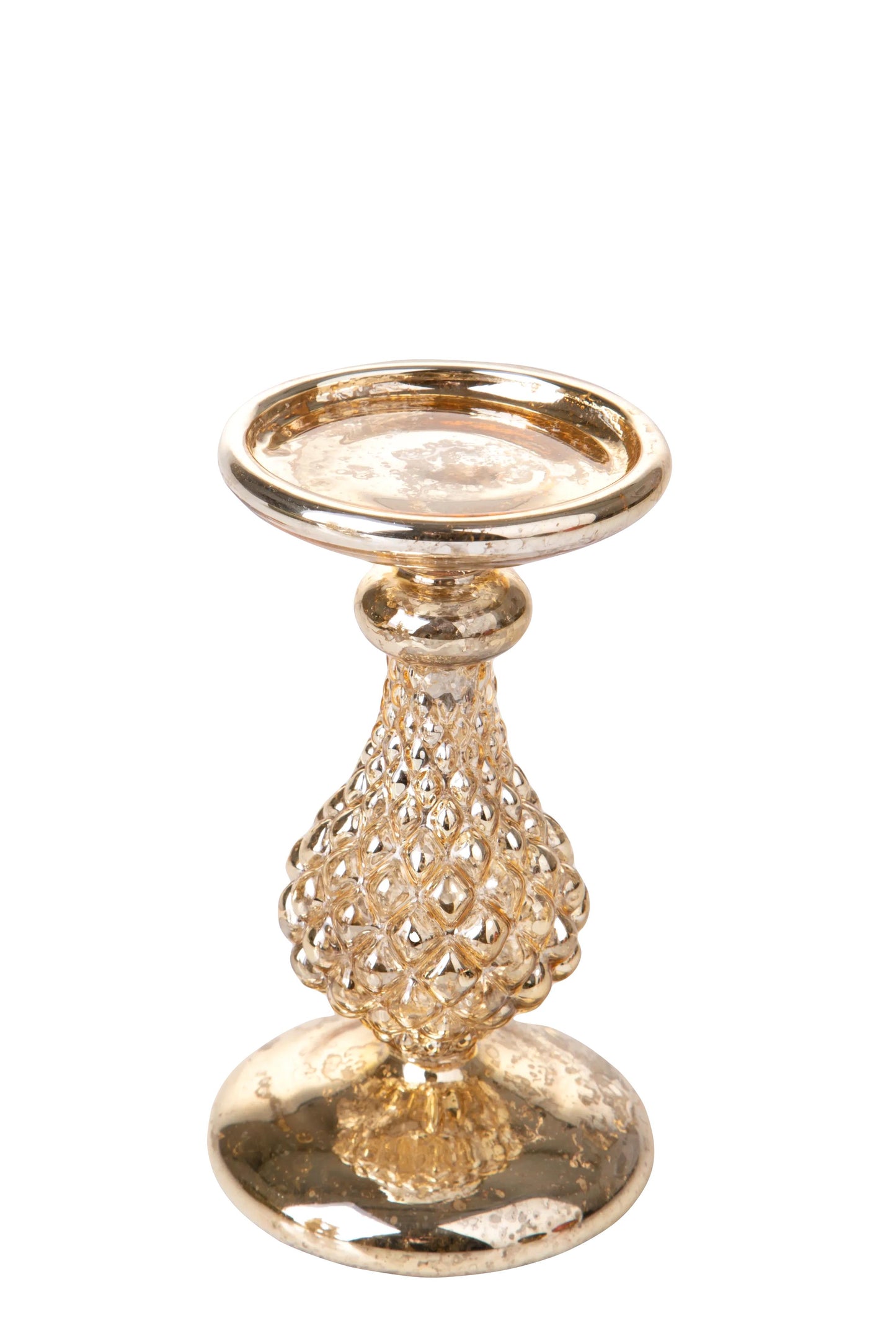Portacandele in Vetro Oro e Argento – Eleganza e Lusso per le Tue Decorazioni