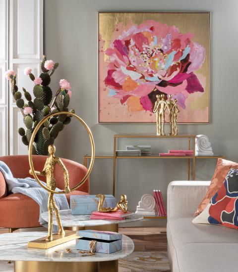 Cofanetto portaoggetti in vetro decorato – Set 2 pezzi | L’Oca Nera