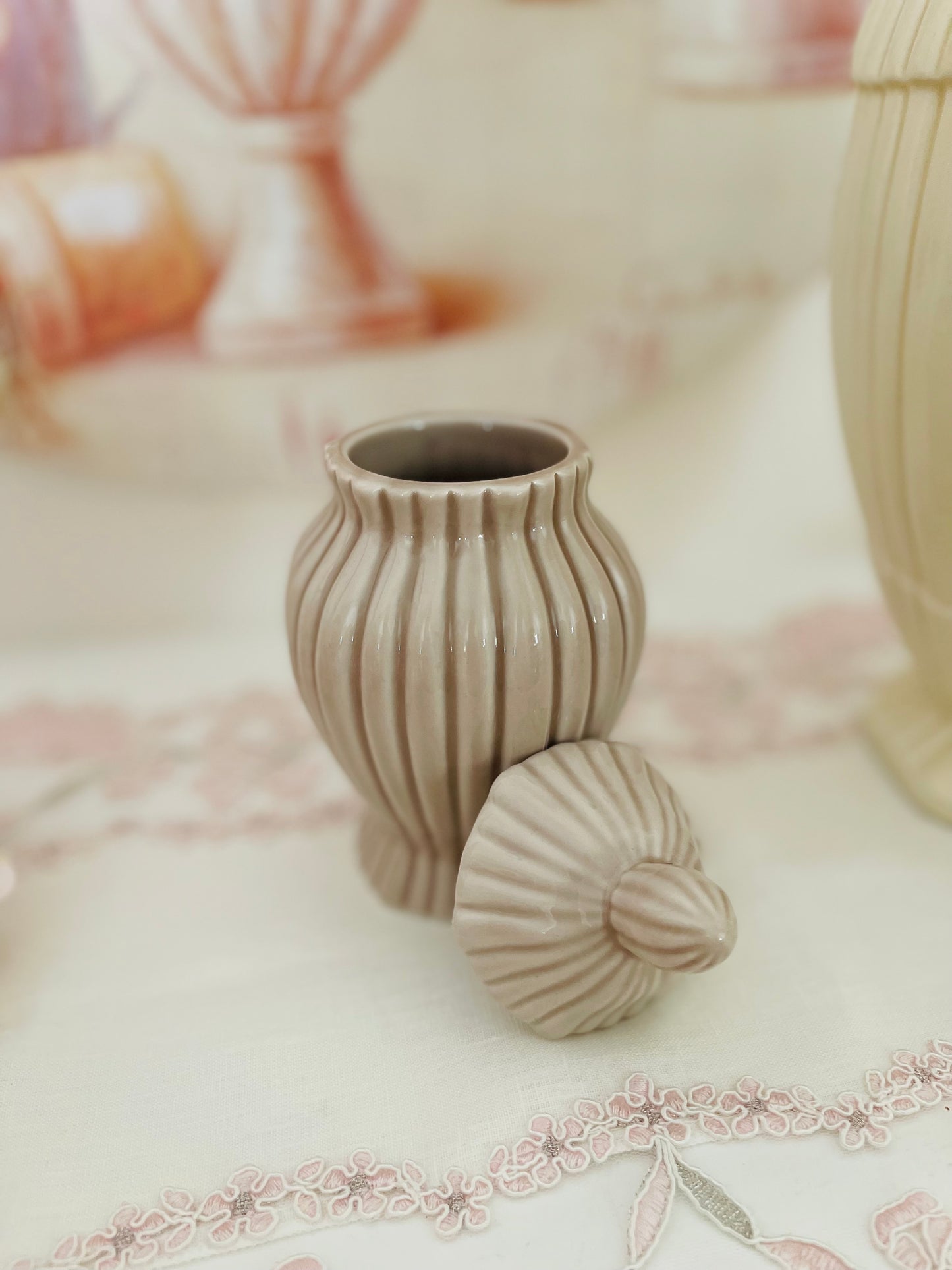 Mini potiche decorativa in ceramica | EGO