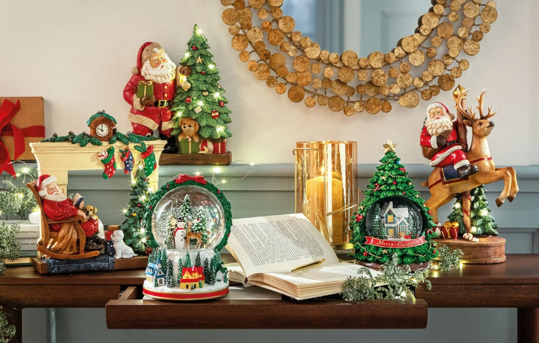 Babbo Natale con Albero e LED – Happy Santa di L’Oca Nera