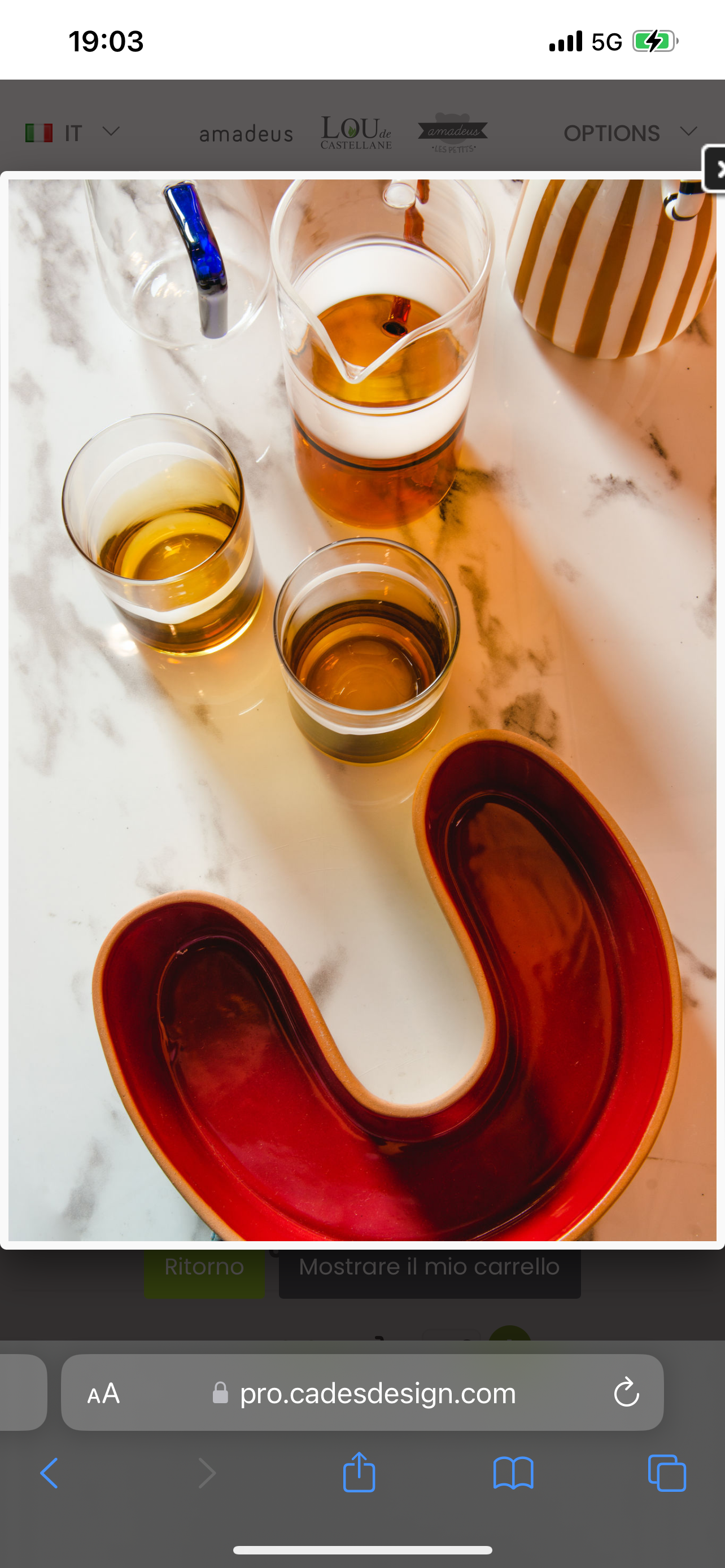 Brocca Verre di AMADEUS