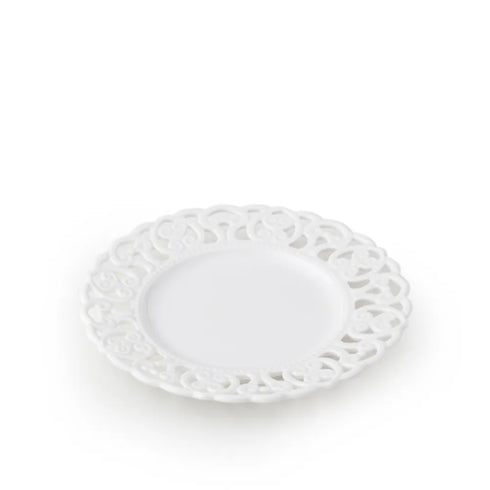 HERVIT Piattino porcellana traforato