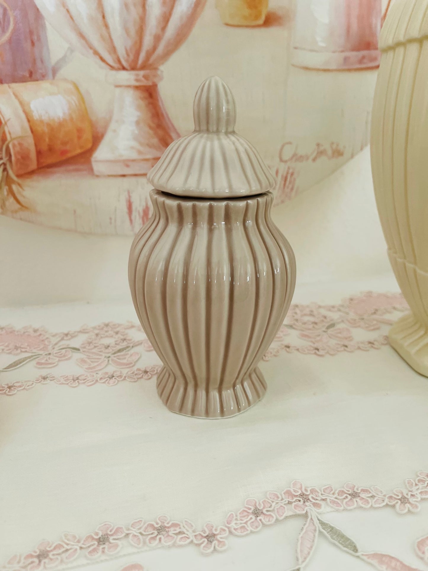 Mini potiche decorativa in ceramica | EGO