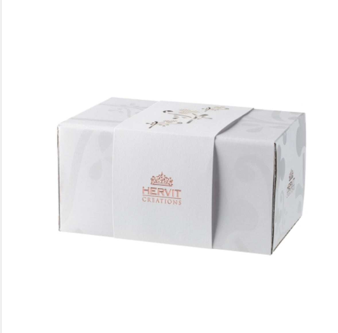 HERVIT Piattino porcellana traforato