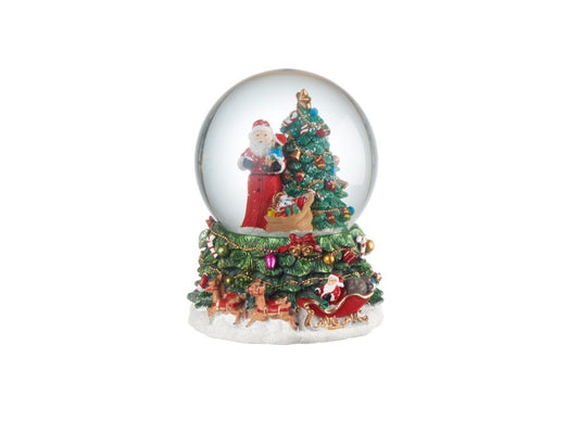Boule de Neige Babbo Natale con carillon di L'OCA NERA