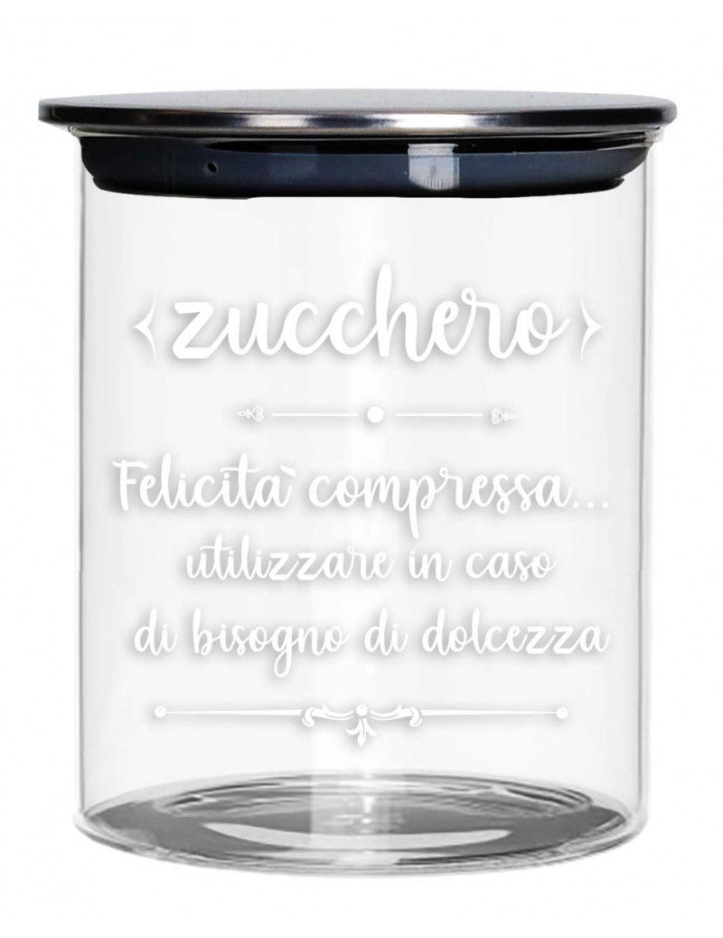 BRANDANI Barattolo zucchero in vetro