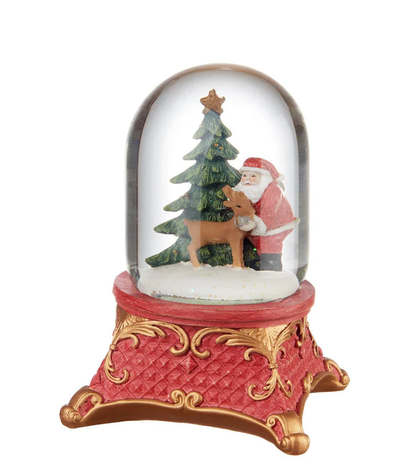 L’Oca Nera - Palla di Neve Babbo Natale - Collezione Gioia nel Cuore