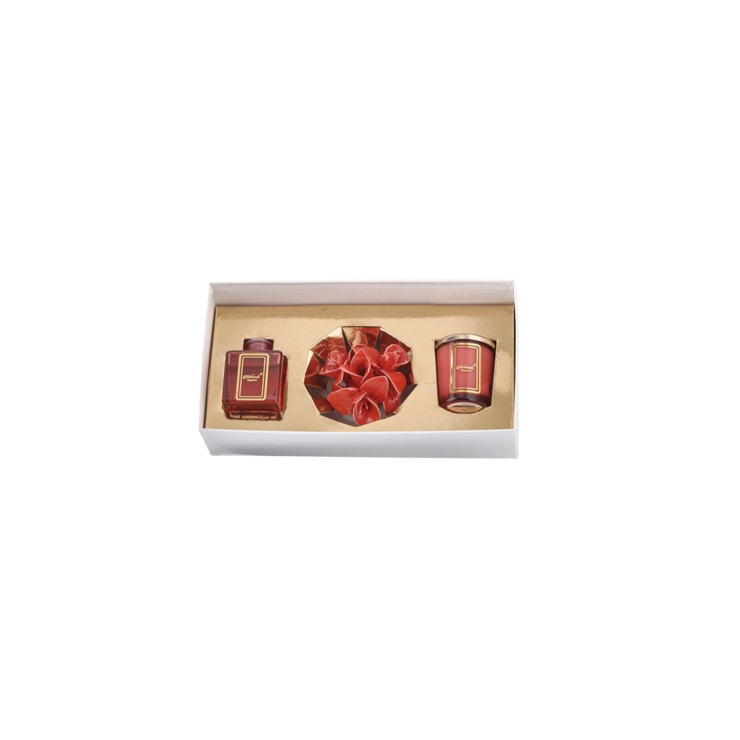 Set Regalo Profumatore e Candela con tappo in ceramica Capodimonte - Melaverde