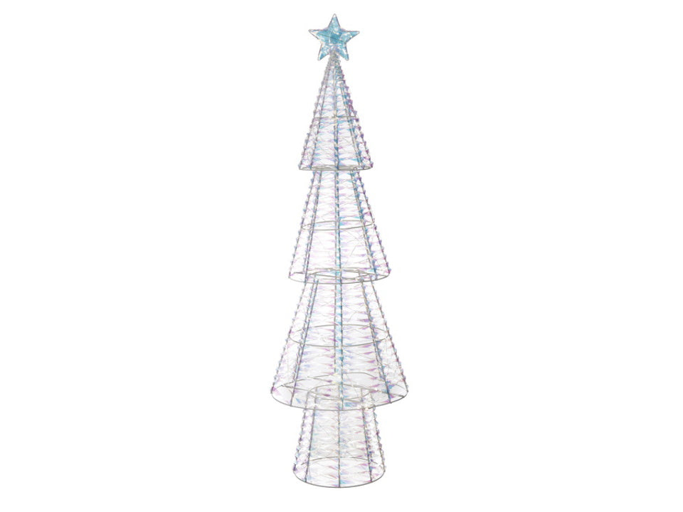 ALBERO GRANDE CON LED COLLEZIONE FORESTA DI GHIACCIO L'OCA NERA