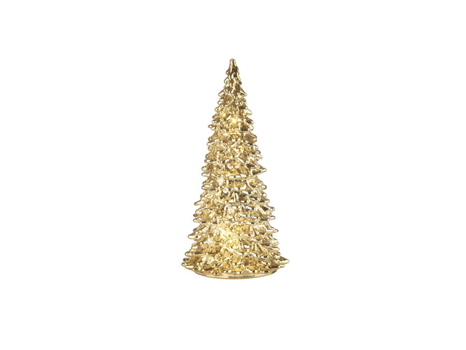 ALBERO ORO CON LED  COLLEZIONE SENTIERO DI CRISTALLO L'OCA NERA