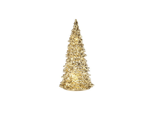 ALBERO ORO CON LED  COLLEZIONE SENTIERO DI CRISTALLO L'OCA NERA