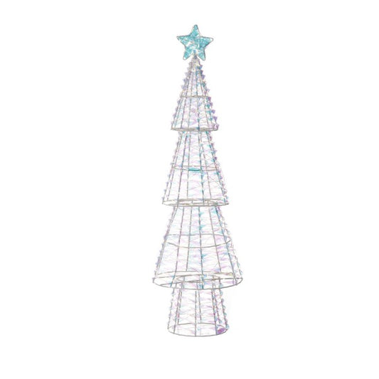 ALBERO PICCOLO CON LED COLLEZIONE FORESTA DI GHIACCIO L'OCA NERA