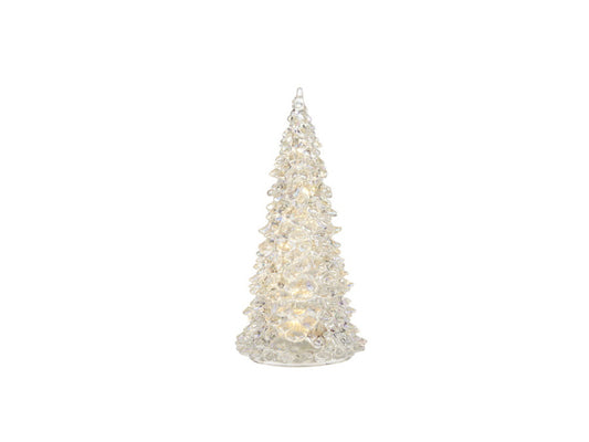 ALBERO TRASPARENTE CON LED  COLLEZIONE SENTIERO DI CRISTALLO L'OCA NERA