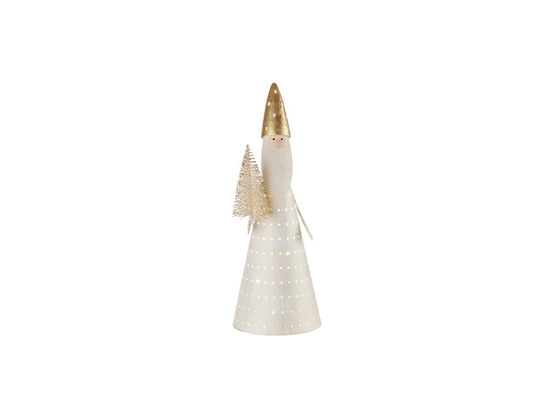 BABBO NATALE PICCOLO CON LED COLLEZIONE WINTERLAND L'OCA NERA