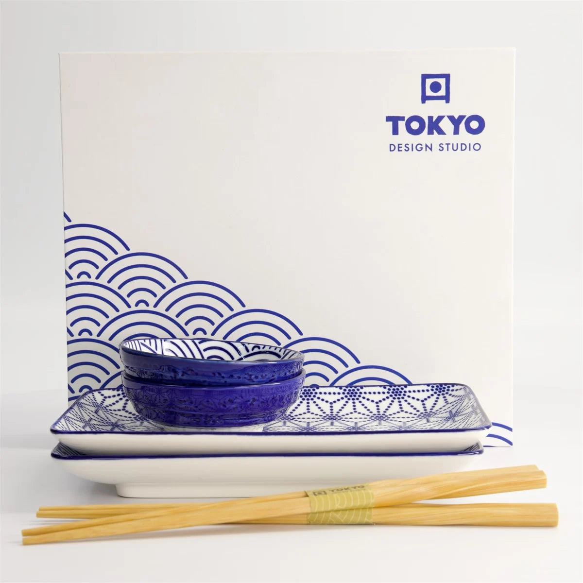 Set di Piatti Giapponesi in Porcellana di Tokyo Design Studio – 8 Pezzi