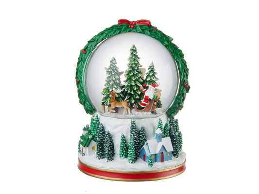 Boule de Neige con Carillon e Villaggio Innevato – Storie Natalizie di L’Oca Nera