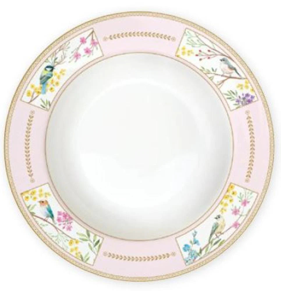 Servizio di Piatti in Porcellana “Birds Melody” di Easy Life – 18 Pezzi