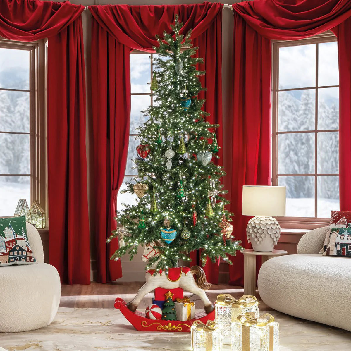 BASE PER ALBERO CAVALLO A DONDOLO COLLEZIONE DOLCI RICORDI L'OCA NERA