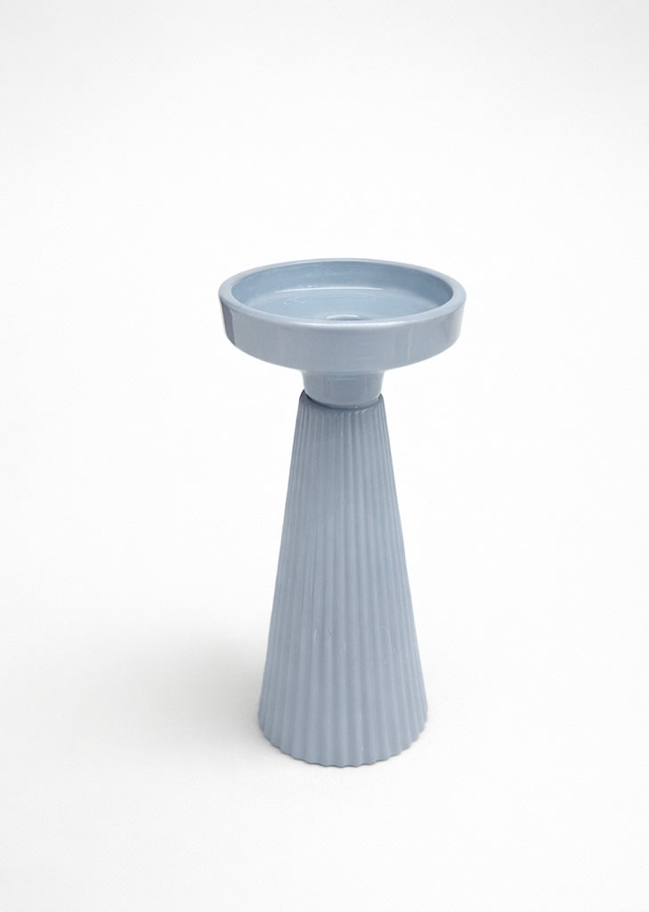 Portacandela con piede h 19 cm – Fiori di Lena