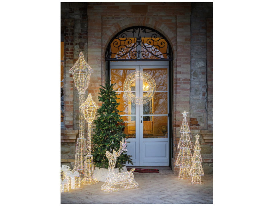 ALBERO GRANDE CON LED COLLEZIONE FORESTA DI GHIACCIO L'OCA NERA