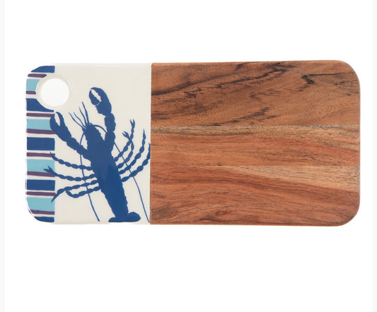 Tagliere Marina in Legno e Ceramica – 35x17 cm | AMADEUS