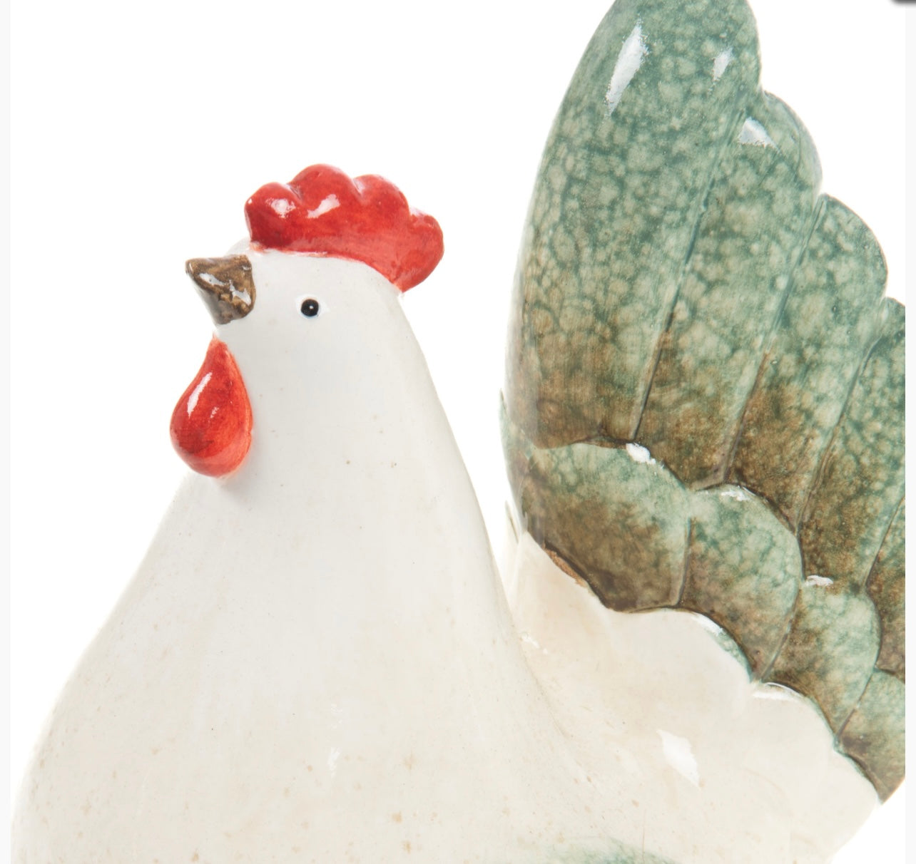 Decorazione in ceramica Gallina Mignonne – Stile country chic con carattere