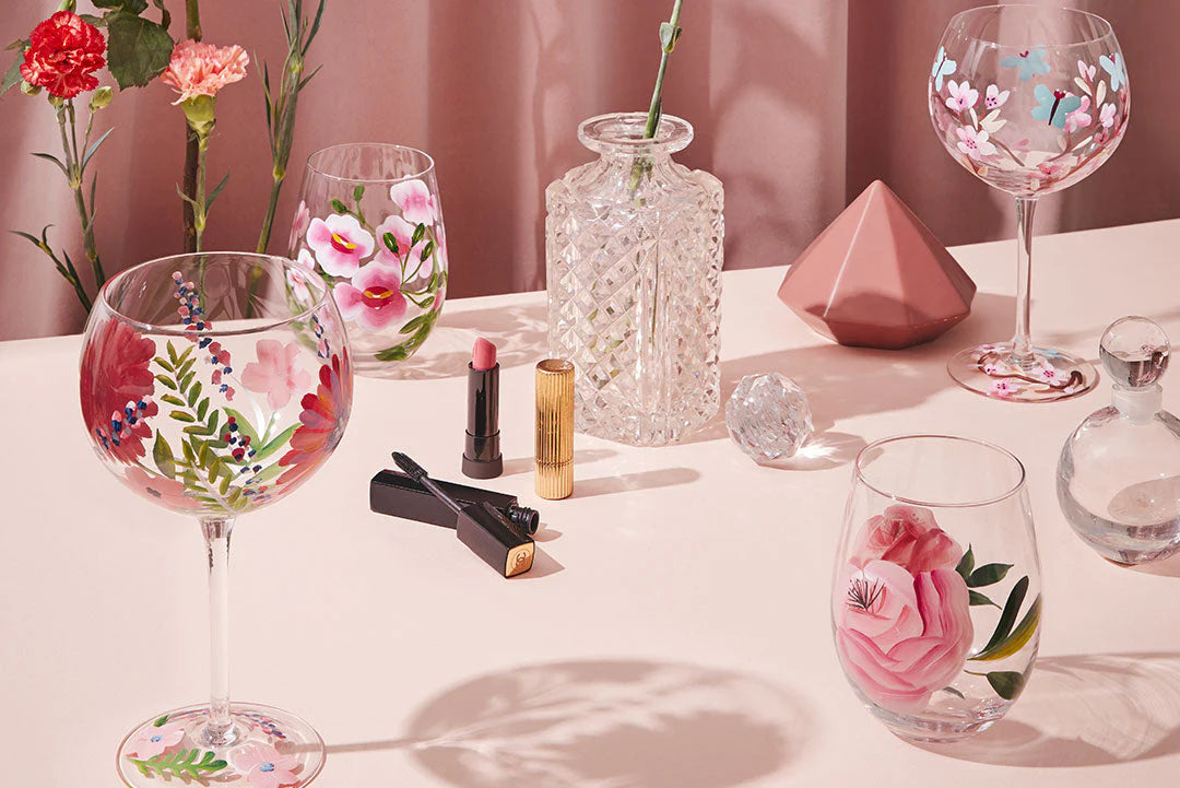 Coppia di tumbler ORCHIDEA di LIVELLARA