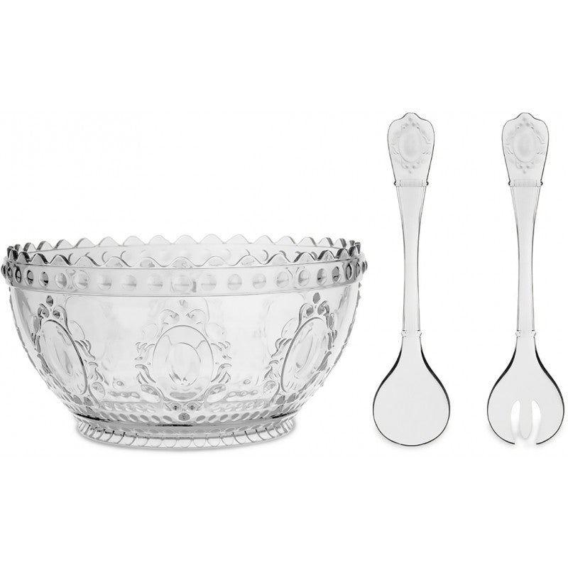 BACI MILANO Set insalatiera e posste BAROQUE & ROCK