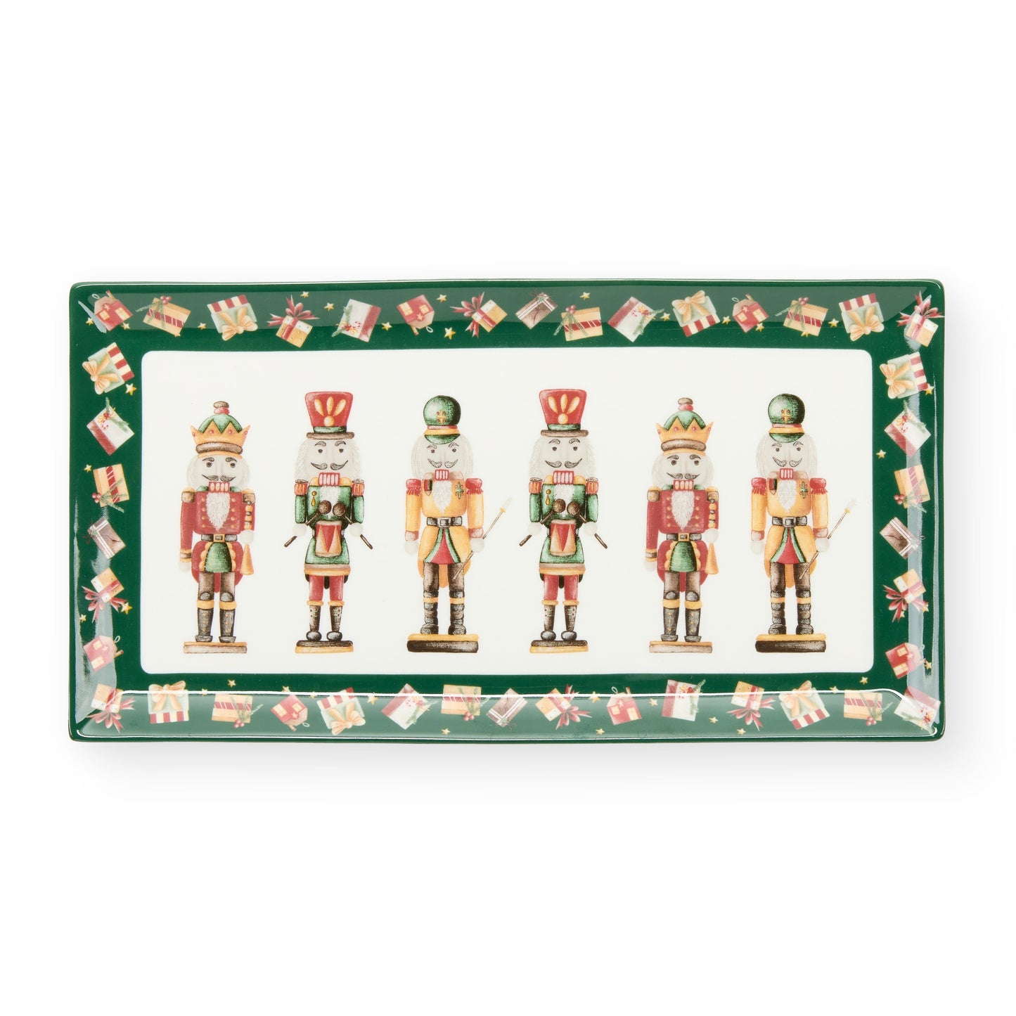 Vassoio rettangolare Christmas Carol dI NUVOLE DI STOFFA