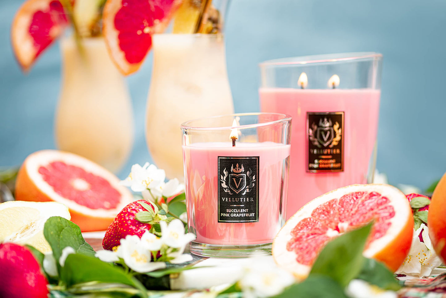 Candela Succulent Pink Grapefruit di VELLUTIER