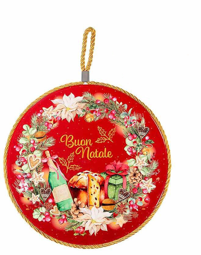 Sottopentola Natalizio in Ceramica Lucida con Base in Sughero