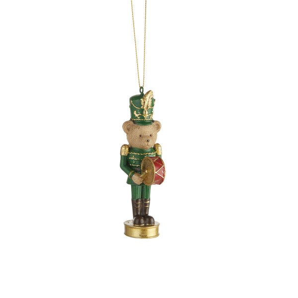 DECORO PENDENTE TEDDY CON TAMBURO