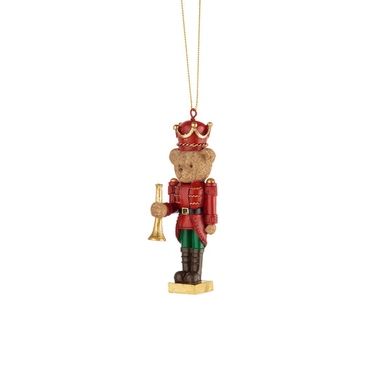 DECORO PENDENTE TEDDY CON TROMBA