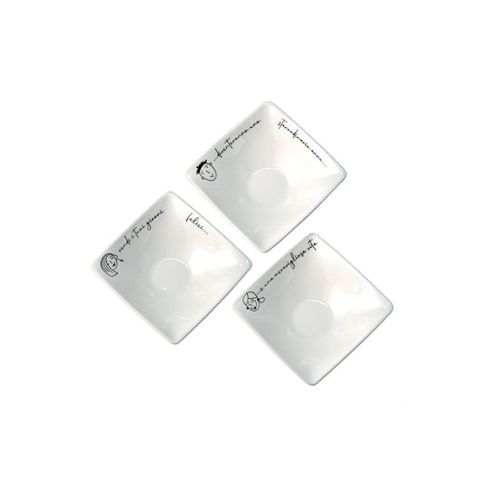 SET 3 BOLI CON DECORO MINIMAL WALD