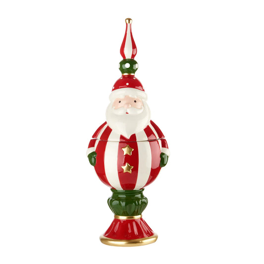 POTICHE  BABBO NATALE COLLEZIONE GIOIE D'INVERNO L'OCA NERA