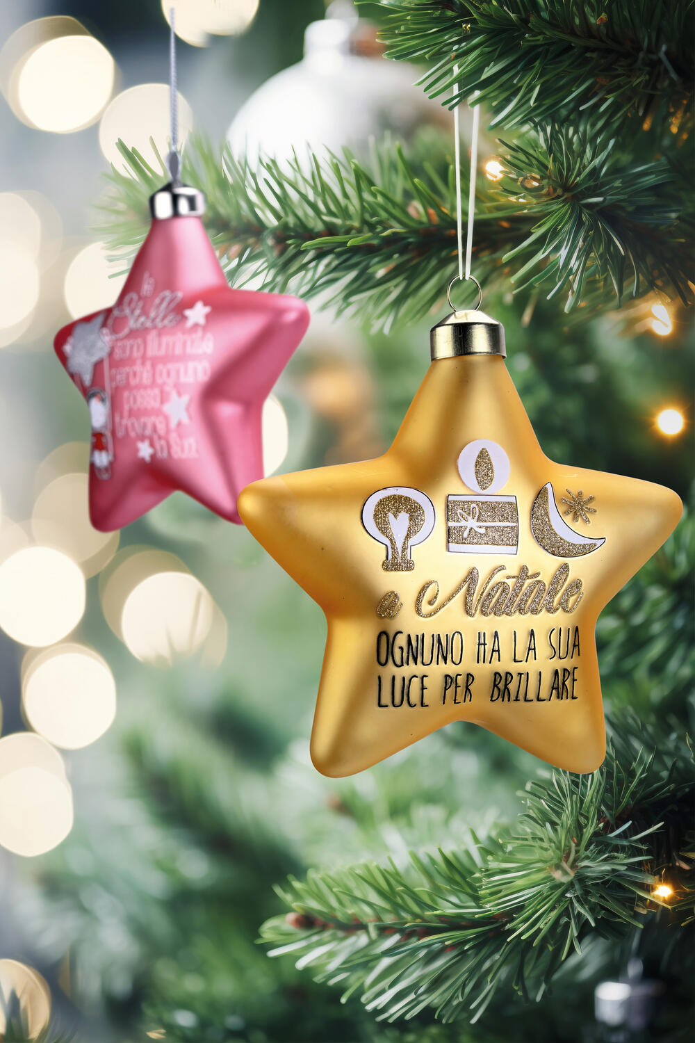 DECORO NATALIZIO STELLA GLI AMICI WALD