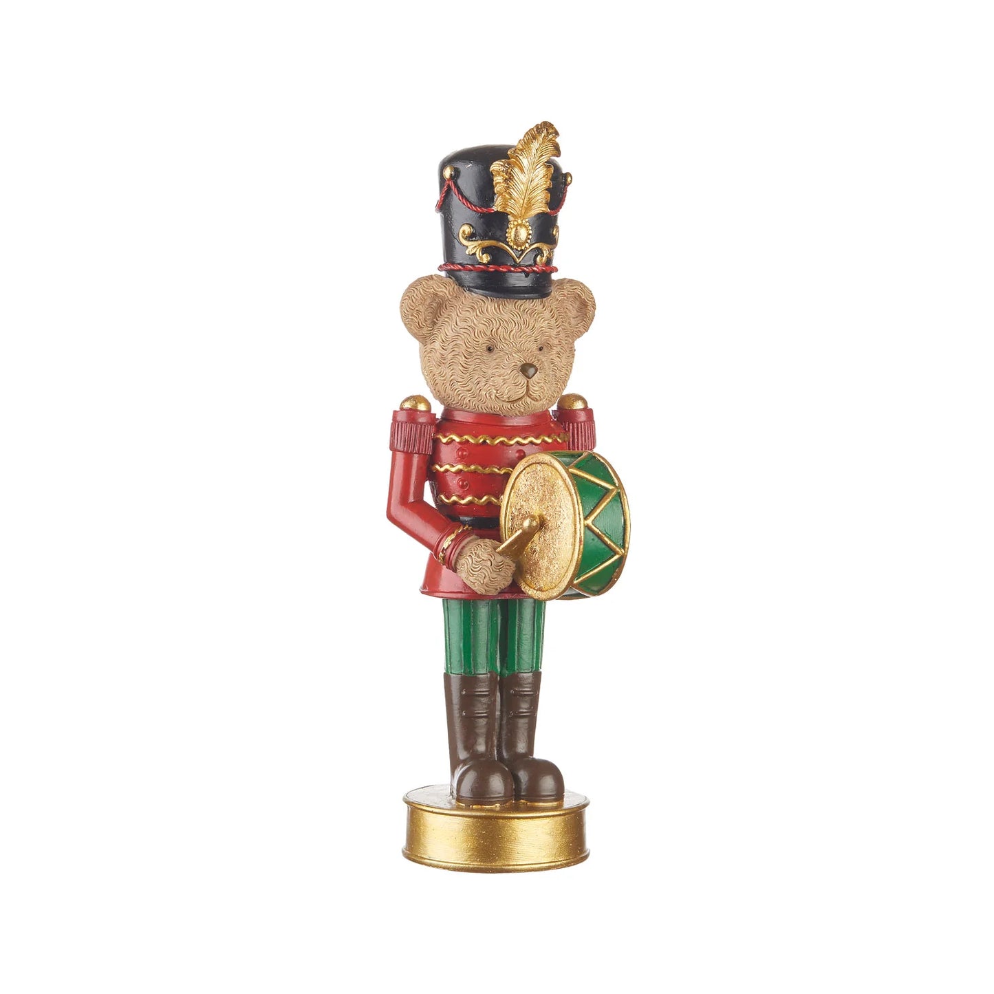 DECORO TEDDY PICCOLO CON TAMBURO L'OCA NERA
