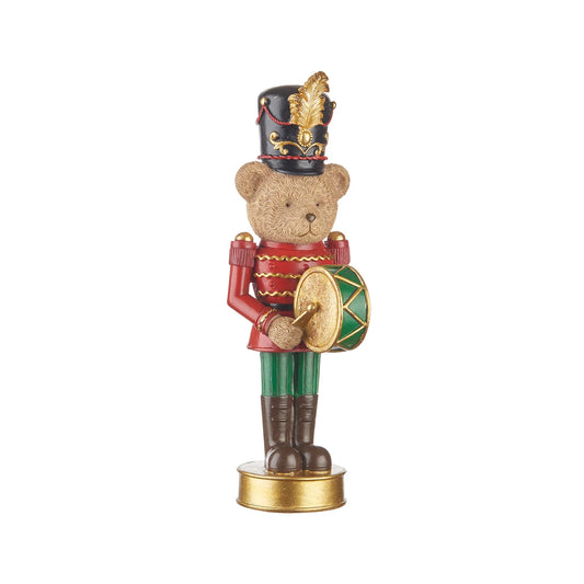 DECORO TEDDY PICCOLO CON TAMBURO L'OCA NERA