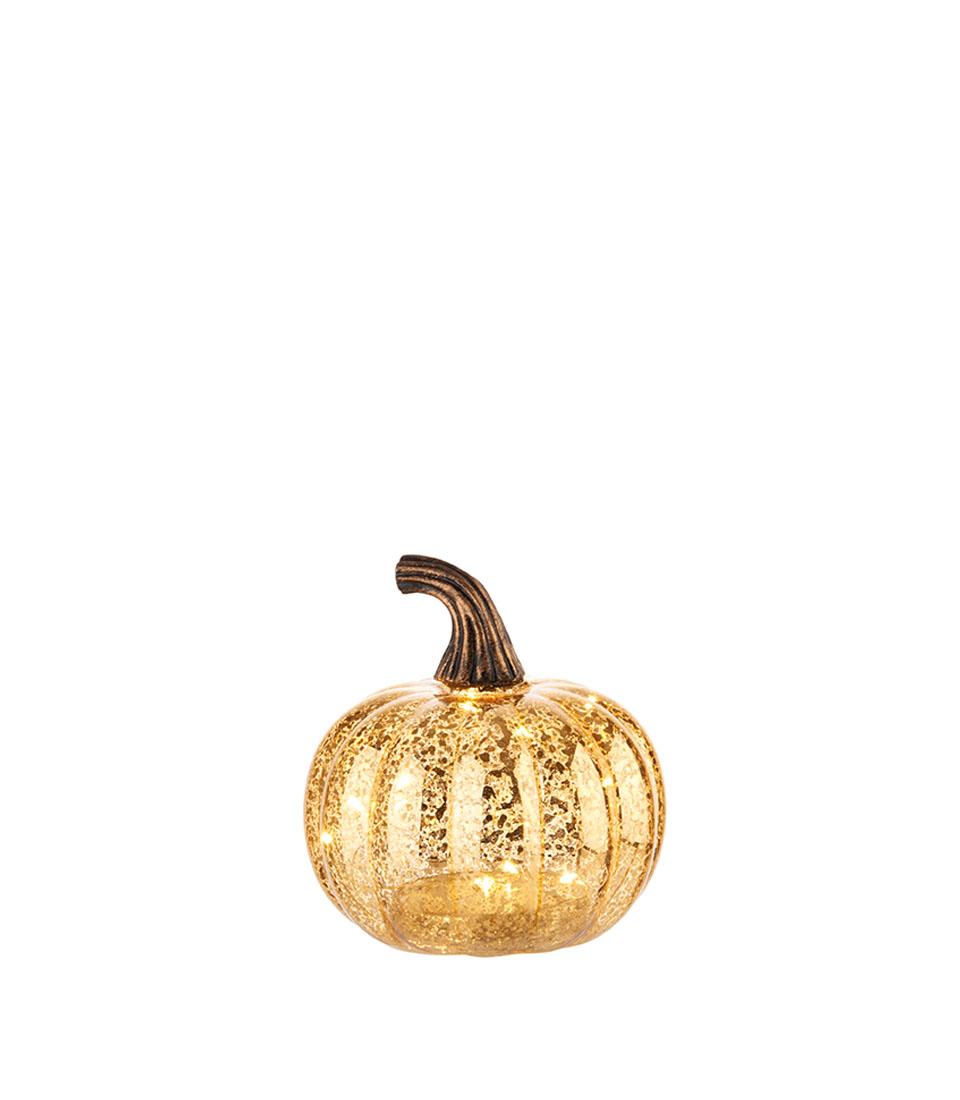 ZUCCA PICCOLA CON LED COLLEZIONE ZUCCHE IN FESTA L'OCA NERA