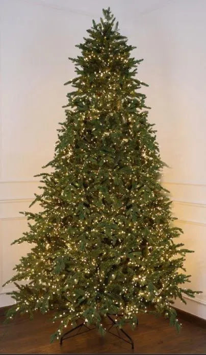 ALBERO DI NATALE  COURMAYER 5000 LED FIORI DI LENA