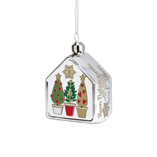 DECORO NATALIZIO CASETTA SOTTO L'ALBERO WALD