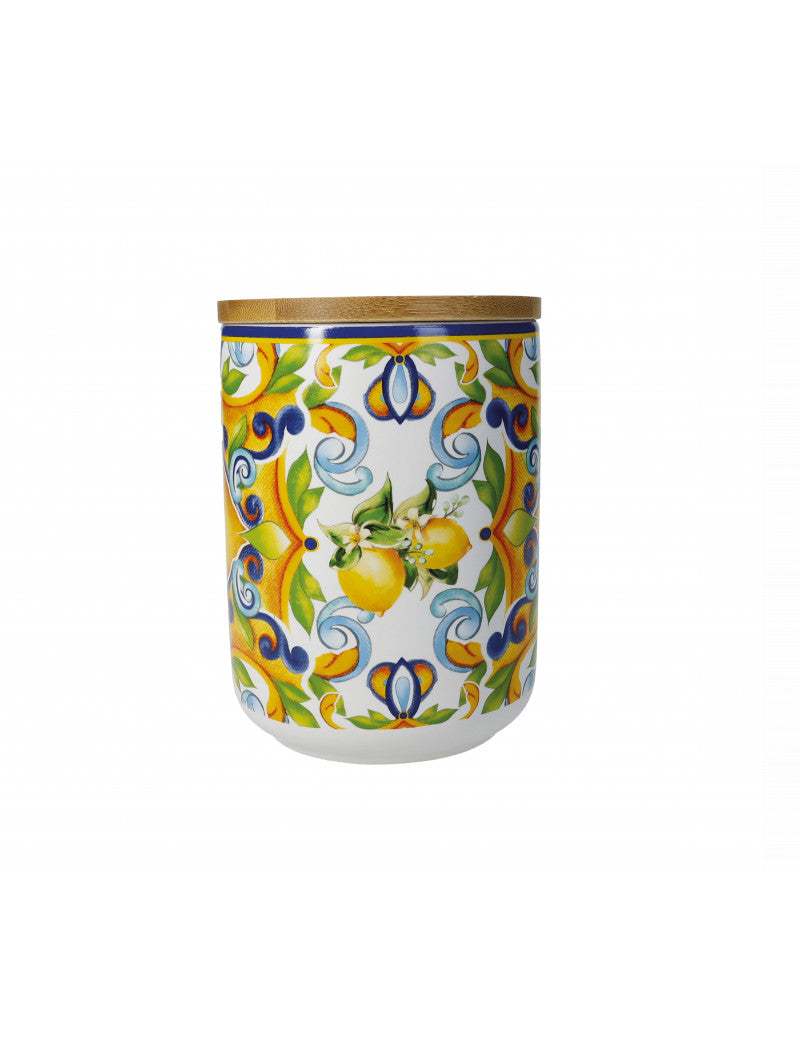 BRANDANI Barattolo con tappo in bambù CITRUS